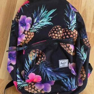 Like New Herschel Settlement Black Pineapple backpack